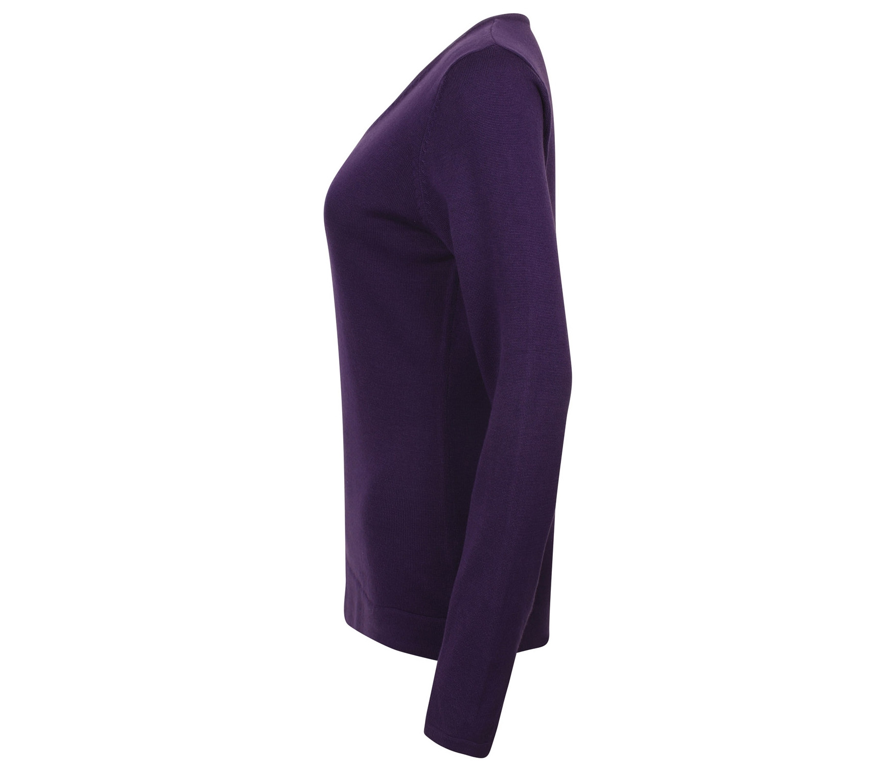 LADIES' V-NECK JUMPER